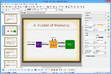 Зняток екрану Apache OpenOffice Impress